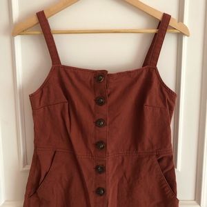 Rust jumpsuit
